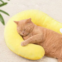 Load image into Gallery viewer, Pet Mat Pet Pillow Dog Question Mark U-shaped Pillow Four Seasons Universal Neck Pillow Sleeping Cat Small Pillow