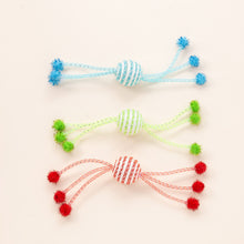 Load image into Gallery viewer, Cat Toy Self Hi Cats Sticks Cat Toys Interactive Ropes Ball Toys for Pet Dogs Teasing Bite-resistant Wool Ball