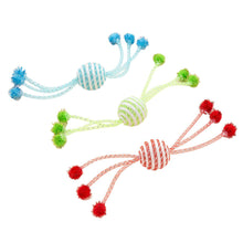 Load image into Gallery viewer, Cat Toy Self Hi Cats Sticks Cat Toys Interactive Ropes Ball Toys for Pet Dogs Teasing Bite-resistant Wool Ball
