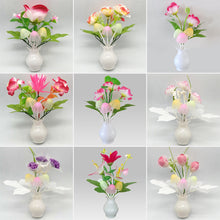 Load image into Gallery viewer, Rose Flower Led Night Light With Sensor Plug-in Auto Switch Mushroom Night Lamp Wall Light Home Living Room Decor