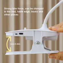 Load image into Gallery viewer, Desk Lamp USB Rechargeable Table Lamp With Clip Bed Reading Book Night Light LED Desk Lamps 3 Modes Dimming Eye Protection DC5V