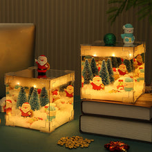 Load image into Gallery viewer, DIY Christmas Theme Night Light Material Bedroom Decoration Ornaments Bedside Handmade Birthday Christmas Gift