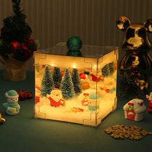 Load image into Gallery viewer, DIY Christmas Theme Night Light Material Bedroom Decoration Ornaments Bedside Handmade Birthday Christmas Gift