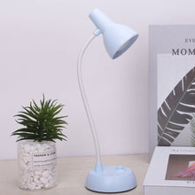 Load image into Gallery viewer, LED Eye Protection Book Night Light Adjustable Angle Mini Clip-On Study Desk Lamp Battery Powered Flexible for Travel Bedroom Reading