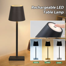Load image into Gallery viewer, Rechargeable LED Table Lamp Touch Switch 3 Levels Dimmable Desk Lights Bar Club Dinner Creative Decorative Ambient Lighting