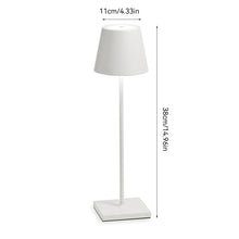 Load image into Gallery viewer, Rechargeable LED Table Lamp Touch Switch 3 Levels Dimmable Desk Lights Bar Club Dinner Creative Decorative Ambient Lighting