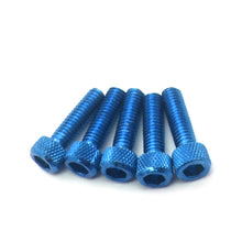 Load image into Gallery viewer, 5Pcs M6*20mm Motorcycle Bolts Screw Aluminum Adornment Colourful Anodised Bolts Screws M6 Cap Head Moto Parts