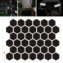 Load image into Gallery viewer, Motorcycle Helmets Invisible Black Reflective Stickers Simple And Effective Reflective Tape For Helmets Bikes