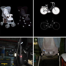 Load image into Gallery viewer, Motorcycle Helmets Invisible Black Reflective Stickers Simple And Effective Reflective Tape For Helmets Bikes