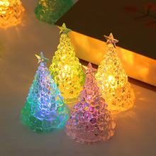 Load image into Gallery viewer, Christmas Tree LED Night Light Atmosphere Lamp Decoration Table Light Acrylic Diamond Night Lamp Home Holiday Light