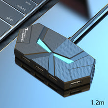 Load image into Gallery viewer, 7/4 Ports USB 2.0 HUB Type C Docking Station 5Gbps High Speed Transmission Splitter Adapter For Laptop Hard Drive Mouse Keyboard