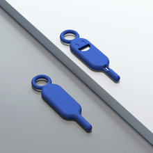 Load image into Gallery viewer, 2 IN 1 Anti-Lost Sim Card Eject Pin Needle with Storage Case Mobile Phone SIMCard Protector Holder Ejecter Tool Keyring Pendent