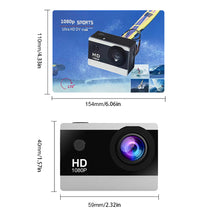 Load image into Gallery viewer, HD 1080P Outdoor Waterproof Diving Camera 120° Wide Angle Lens Anti-Shake Sports Camera
