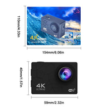 Load image into Gallery viewer, 4K WIFI Digital Camera Outdoor Diving DV F2.0 Large Aperture Cyclic Recording Anti-Shake Waterproof Sports Camera