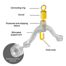 Load image into Gallery viewer, 5PCS Anti-Winding Unloading Sub Line Clamp Silica Gel Fork Instant Fishing Accessories
