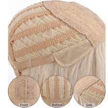 Load image into Gallery viewer, Bangs Colorful Gradient Long Straight Hair Full Wig Headband Straight Reference Picture Wig Heatresistant Synthetic Fiber Wig