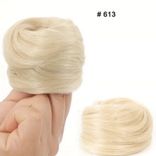 Load image into Gallery viewer, Wig Elastic Band Straight Wig Hair Loop Female Simulated Hair Fluffy Natural Bun Lazy Person Curly Wig Hair Loop