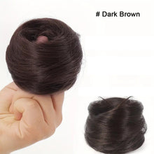 Load image into Gallery viewer, Wig Elastic Band Straight Wig Hair Loop Female Simulated Hair Fluffy Natural Bun Lazy Person Curly Wig Hair Loop