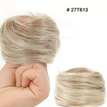Load image into Gallery viewer, Wig Elastic Band Straight Wig Hair Loop Female Simulated Hair Fluffy Natural Bun Lazy Person Curly Wig Hair Loop