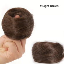 Load image into Gallery viewer, Wig Elastic Band Straight Wig Hair Loop Female Simulated Hair Fluffy Natural Bun Lazy Person Curly Wig Hair Loop