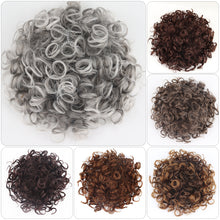 Load image into Gallery viewer, Small Roll Drawstring Fluffy and Messy Elastic Mesh Drawstring Synthetic Ponytail Wig Braided Wig
