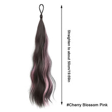 Load image into Gallery viewer, Hair Braid Highlights Ponytail Dopamine Fried Dough Twists Braid Hair Increase Color Hair Band Wig Ring Wig Band Highlights