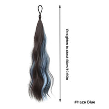 Load image into Gallery viewer, Hair Braid Highlights Ponytail Dopamine Fried Dough Twists Braid Hair Increase Color Hair Band Wig Ring Wig Band Highlights