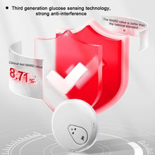 Load image into Gallery viewer, Continuous glucose monitoring, blood glucose meter without finger pricking, real-time measurement of high and low blood sugar, real-time reminder of blood glucose meter