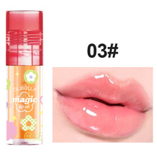 Load image into Gallery viewer, Warm Changing Lip Oil Is Moisturizing Easy To Color Moisturizing Color Changing Lip Glaze Pouting Lip Gloss Lip Glaze