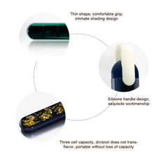 Load image into Gallery viewer, Portable Small Medicine Box Mini Size Portable Medicine Box Three Compartment Storage Box Travel Pill Medicine Packaging Box