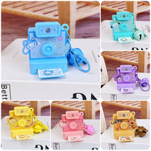 Load image into Gallery viewer, Cute Cartoon Flashlight Polaroid Kuromi Key Chain Retro Camera Jade Guigou Keychain Small Pendant