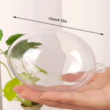 Load image into Gallery viewer, 17cm PVC Organizer Box For Labubu Dust-Proof Transparent Face Shield for Dolls Transparent Ball Christmas Decoration Festival Ceiling Pendant