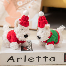 Load image into Gallery viewer, For Jellycat Dog 11cm West Highland White Terrier Christmas Snowman Sweater Winter Clothes Hat Replacement Outfit Accessories Mini Clothes