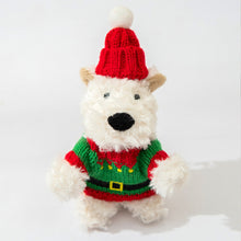 Load image into Gallery viewer, For Jellycat Dog 11cm West Highland White Terrier Christmas Snowman Sweater Winter Clothes Hat Replacement Outfit Accessories Mini Clothes