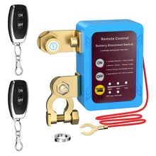 Load image into Gallery viewer, Car 12V 240A Battery Disconnect Power Switch Shut Off Cut Off Kill Switch With Remote Control Truck Switch