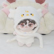 Load image into Gallery viewer, 10cm Cotton Dolls Cute Animal Hat Clothes Dress New Baby Clothes Doll Clothes Multicolor Embroider BJD Doll Clothes Master Dog