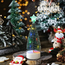 Load image into Gallery viewer, Christmas Tree LED Night Light Atmosphere Lamp Decoration Table Light Plastic Pine Needles Night Lamp Home Holiday Light