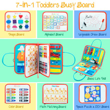 Load image into Gallery viewer, Busy Board Montessori Toys for Toddler Busy Book Sensory Preshool Early Education Learning Fine Motor Skills Toys For Children