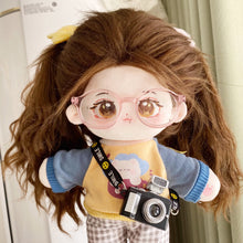 Load image into Gallery viewer, For 10cm Cotton Dolls Glasses Cute Plastic Glasses for Dolls Macaron BJD Dolls Toy Glasses Accessories