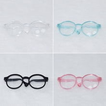 Load image into Gallery viewer, For 10cm Cotton Dolls Glasses Cute Plastic Glasses for Dolls Macaron BJD Dolls Toy Glasses Accessories