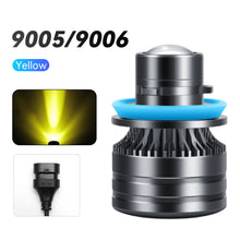 Load image into Gallery viewer, 1PC 12V H7 H8 9006 9005 Car Lens Headlight Led Fog Light Bulb LED Fog Lamp White Yellow Green Color Fog Light