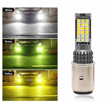 Load image into Gallery viewer, H4 BA20D Motorcycle LED Headlight Three Colors Motorcycle Scooter Light 36smd Super Bright Light lamp Moto DRL Lights Aluminium Alloy