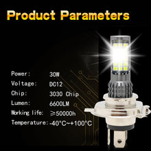 Load image into Gallery viewer, H4 BA20D Motorcycle LED Headlight Three Colors Motorcycle Scooter Light 36smd Super Bright Light lamp Moto DRL Lights Aluminium Alloy