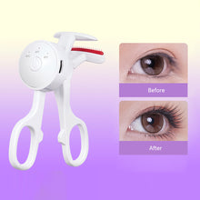 Load image into Gallery viewer, Borderless Comb Tooth Electric Eyelash Curler Long-lasting Curling Intelligent Temperature Controlled Charging Electric Eyelash Curler