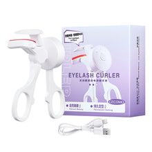 Load image into Gallery viewer, Borderless Comb Tooth Electric Eyelash Curler Long-lasting Curling Intelligent Temperature Controlled Charging Electric Eyelash Curler