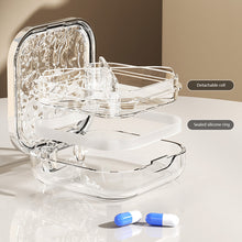 Load image into Gallery viewer, Portable Pill Box Moistureproof Dustproof Sealed Medicine Dispensing Box Multipurpose Daily Medication Jewelry Storage Box