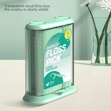 Load image into Gallery viewer, 100pcs/box Automatic Floss Box Disposable Polymer Double Line Dental Floss Stick Multi-purpose Floss Stick Tooth Cleaning Care Tool