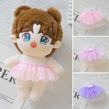 Load image into Gallery viewer, For Headmaster Dog Lace Netting Dress Mini Cute Doll Clothing Plush Toys Accessories Dressing Up Clothes for 13-15cm Doll