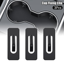 Load image into Gallery viewer, 3Pcs Car Cup Holder Limiter Fixing Clips Auto Water Cup Slot Limit Pad Car Bottle Console Slot Slip Limiters