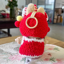 Load image into Gallery viewer, New Year's Suit Mini Fashionable Keychain Doll Clothes Cute Exquisite Dolls Decoration Accessories for 15/17CM Labubu Doll